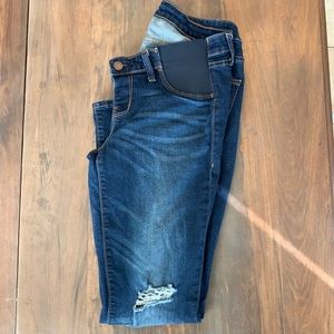 Old Navy Distressed Maternity Jeans